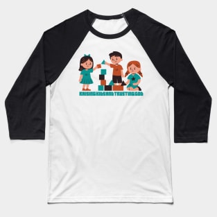 Raising Kids And Trusting God Baseball T-Shirt